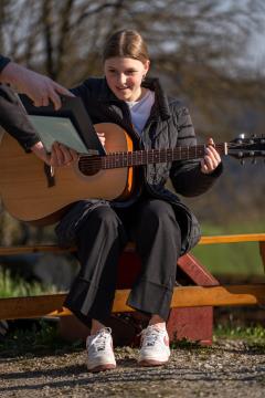 Odprtje novoasfaltiranega dela ceste Špitalič – Okrog (6)